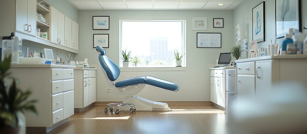 Dr. Nicole M. Berger in the sunlit operatory at South Florida Smile Spa, Pompano Beach